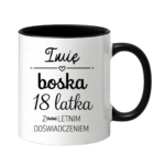 Kubek z dowolnym imieniem i dowolną liczbą lat doświadczenia "Boska"