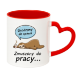 Kubek "Urodzony do spania"- bez imienia