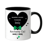 Kubek z dowolnymi imionami ,,Najlepszy Dziadek"