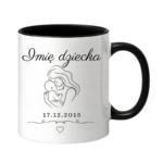 Kubek z dowolną datą i imieniem dziecka