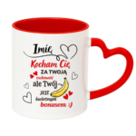 Kubek z dowolnym imieniem "Kocham Cię za twoją osobowość"