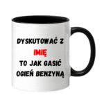 Kubek Personalizowany ,,Dyskutować" z imieniem