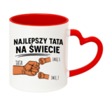 Kubek z dowolnymi imionami "Najlepszy tata na świecie"