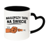 Kubek z dowolnym imieniem "Najlepszy tata na świecie"