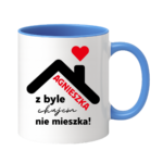 Kubek "Agnieszka z byle ch*jem nie mieszka !"