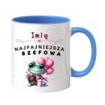 Kubek z dowolnym imieniem "Najfajniejsza szefowa"
