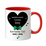 Kubek z dowolnymi imionami ,,Najlepszy Dziadek"