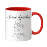 Kubek z dowolną datą i imieniem dziecka