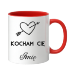 Kubek z dowolnym imieniem ,,Kocham Cię"