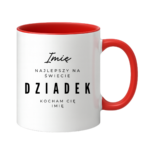 Kubek z dowolnym imieniem "Najlepszy na świecie dziadek"