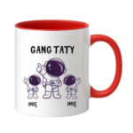 Kubek z dowolnymi imionami "Gang taty"