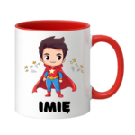 Kubek z dowolnym imieniem "Superbohater"