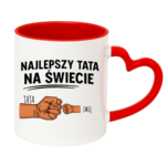 Kubek z dowolnym imieniem "Najlepszy tata na świecie"
