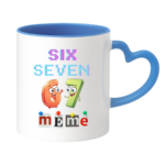 Kubek z napisem "Six Seven"