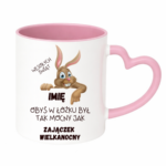 Kubek z dowolnym imieniem „Zajączek Wielkanocny”