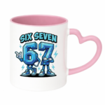 Kubek z napisem "Six Seven"