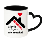 Kubek "Agnieszka z byle ch*jem nie mieszka !"