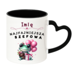 Kubek z dowolnym imieniem "Najfajniejsza szefowa"