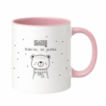 Kubek z dowolnym imieniem "Dobrze że jesteś"