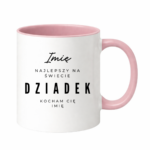 Kubek z dowolnym imieniem "Najlepszy na świecie dziadek"