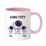 Kubek z dowolnymi imionami "Gang taty"