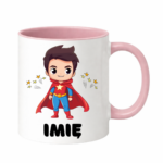 Kubek z dowolnym imieniem "Superbohater"