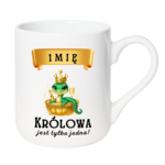Kubek z dowolnym imieniem "Królowa jest tylko jedna"