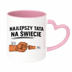 Kubek z dowolnym imieniem "Najlepszy tata na świecie"