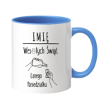 Kubek z dowolnym imieniem "Wesołych Świąt"