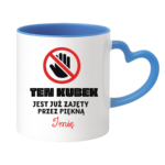 Kubek z dowolnym imieniem "Ten kubek jest już zajęty"