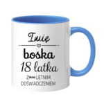 Kubek z dowolnym imieniem i dowolną liczbą lat doświadczenia "Boska"