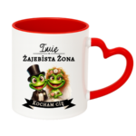 Kubek z dowolnym imieniem "Żajebista żona"