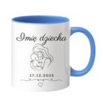 Kubek z dowolną datą i imieniem dziecka