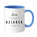 Kubek z dowolnym imieniem "Najlepszy na świecie dziadek"