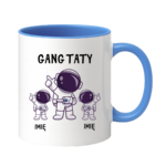 Kubek z dowolnymi imionami "Gang taty"