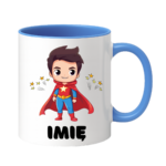 Kubek z dowolnym imieniem "Superbohater"