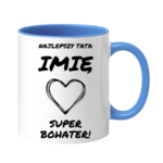 Kubek z dowolnym imieniem "Najlepszy tata"