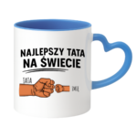Kubek z dowolnym imieniem "Najlepszy tata na świecie"