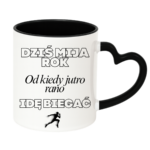 Kubek "Dziś mija rok od kiedy jutro rano idę biegać"