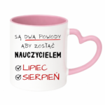 Kubek "Powody aby zostać nauczycielem"