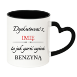 Kubek z dowolnym imieniem "Dyskutować z"
