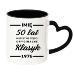 Kubek z dowolnym imieniem ,,50 lat części oryginalne"