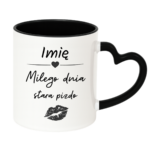 Kubek z dowolnym imieniem "Miłego dnia stara pizdo"