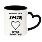 Kubek z dowolnym imieniem "Najlepszy tata"