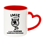 Kubek z dowolnym imieniem "Jego skoda"