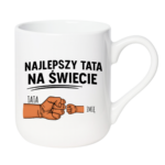 Kubek z dowolnym imieniem "Najlepszy tata na świecie"