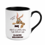 Kubek z dowolnym imieniem „Zajączek Wielkanocny”