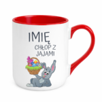 Kubek z dowolnym imieniem "Chłop z jajami"