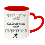 Kubek "Dziś mija rok od kiedy jutro rano idę biegać"