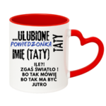 Kubek z dowolnym imieniem "Ulubione powiedzonka taty"